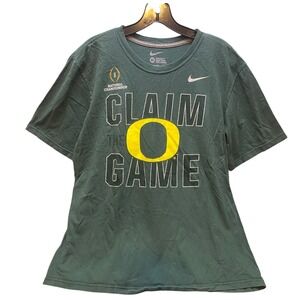 Oregon Ducks Shirt Mens Extra Large Nike‎ National Champ Grunge Sports Football